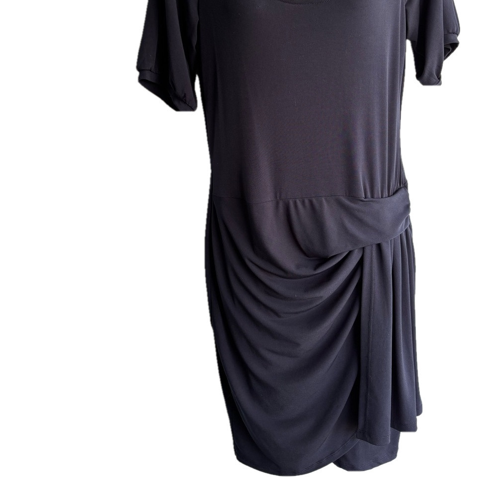 The Limited Blue Ruched Asymmetrical Sheath Dress size Small - Picture 5 of 6